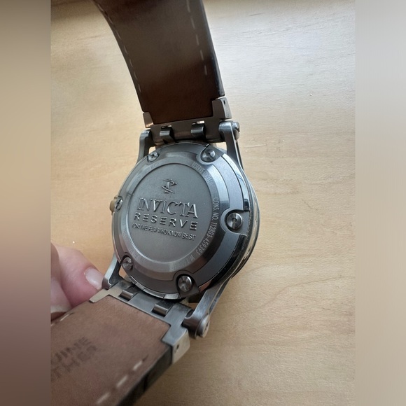 Men's Invicta Reserve Specialty Gold Plated Subaqua Watch 10095 Silver Dial 52mm - Picture 5 of 13